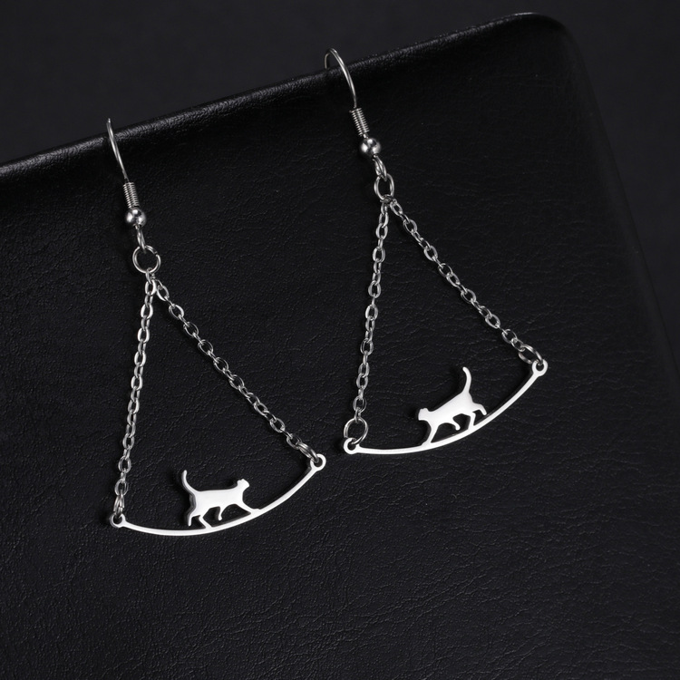 Cat Drop Earrings